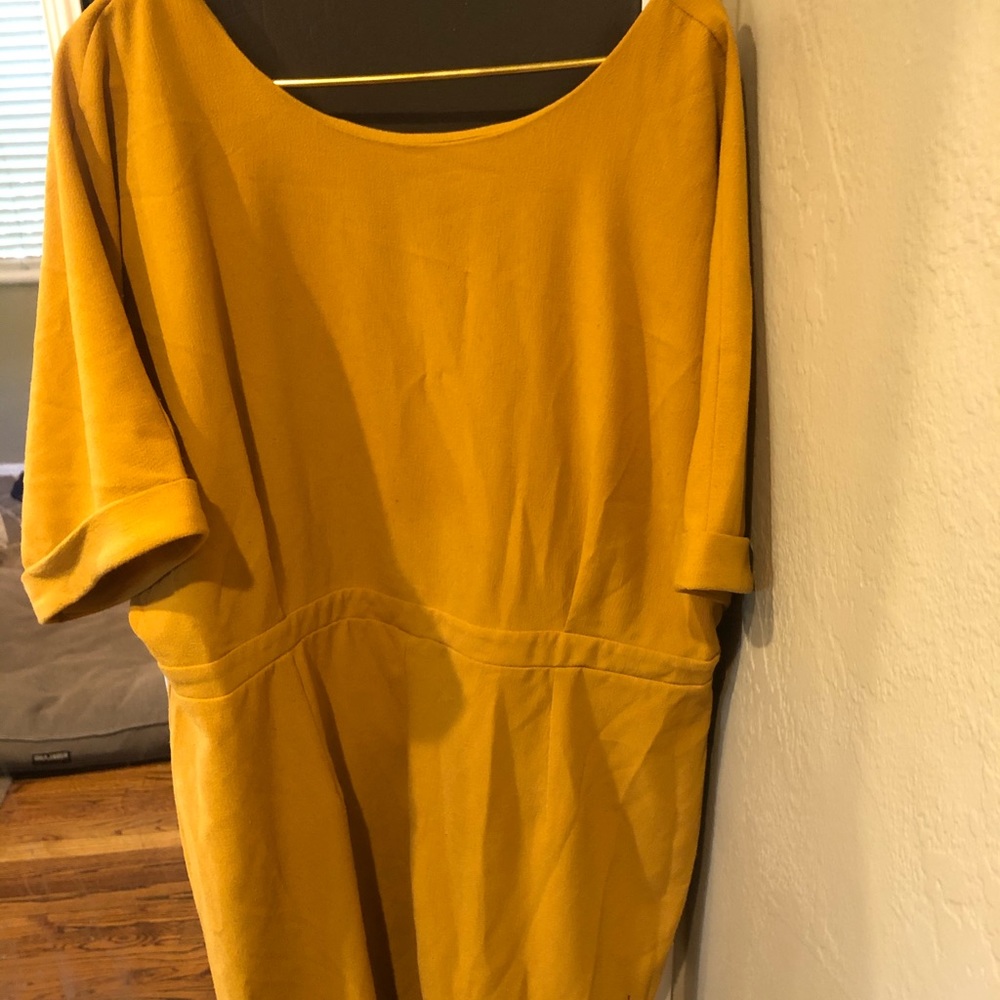 Mustard dress